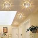 plafonnier led en cristal pour décoration intérieure moderne