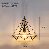 Sisal chanvre corde suspension plafonnier Lustre suspendu Lustre fer main tressage rustique rétro pour salle à manger décor
