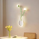 Applique murale LED en forme de plante verte
