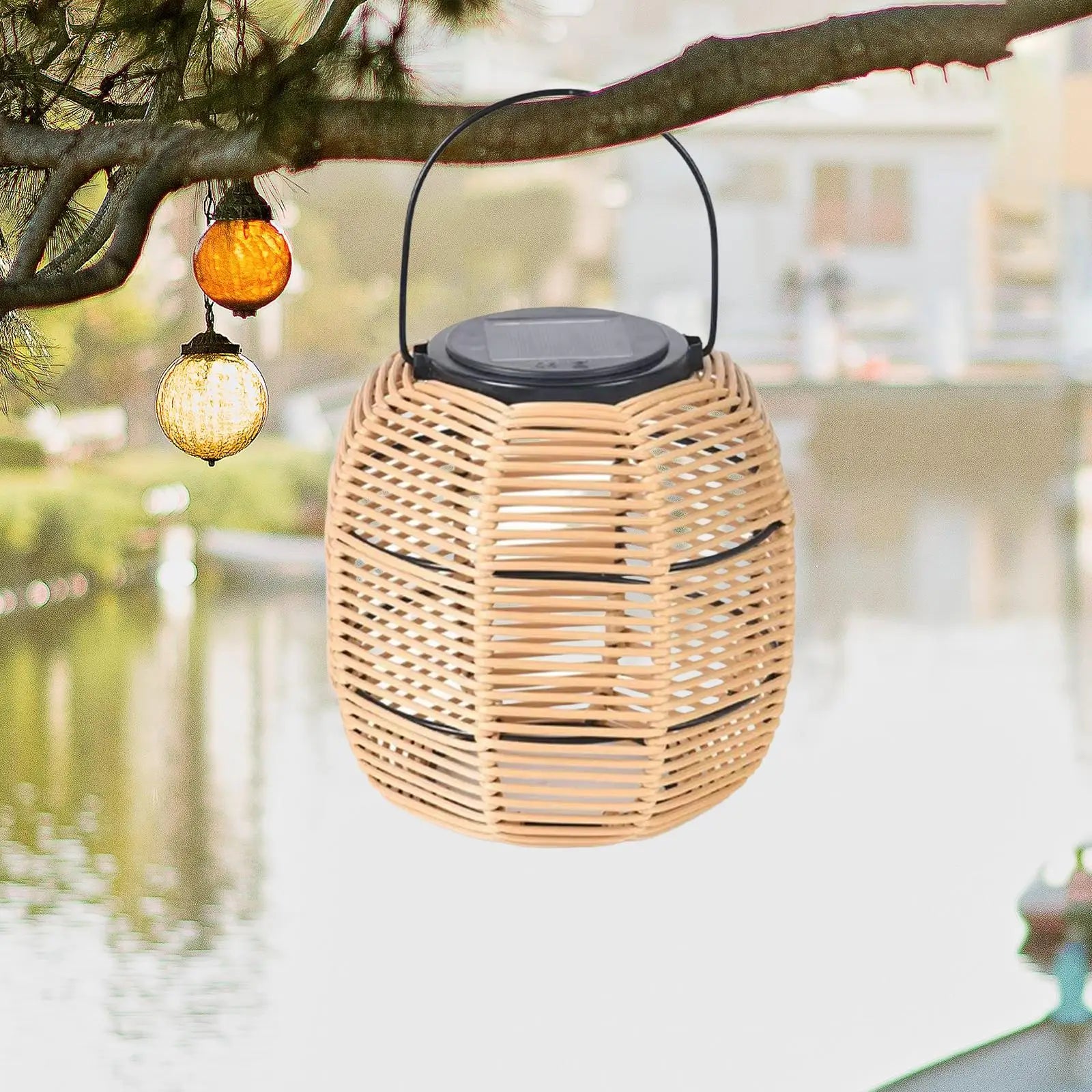 lanternes solaires pour éclairage extérieur et décoration