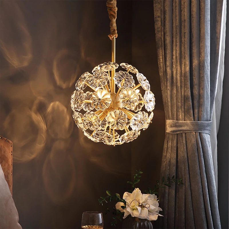 Suspension LED en cuivre - vue 2 sur 15
