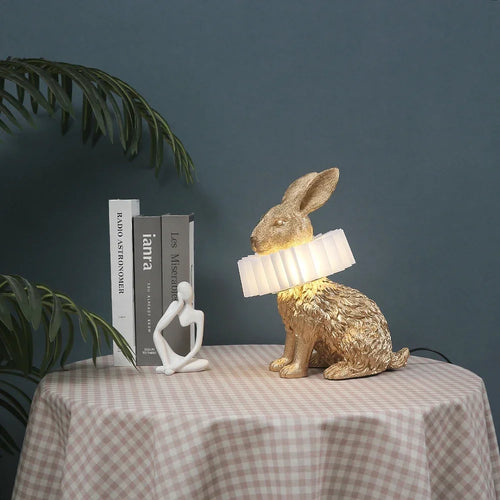 lampe à poser lapin nordique décorative pour enfants et intérieur - vue 4 sur 9