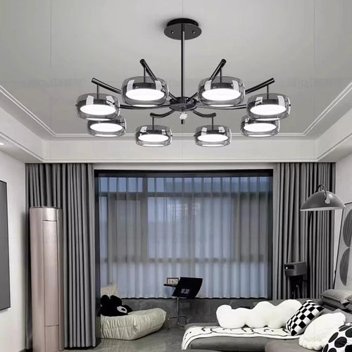 lustre décoratif éclairage intérieur suspendu pour salon