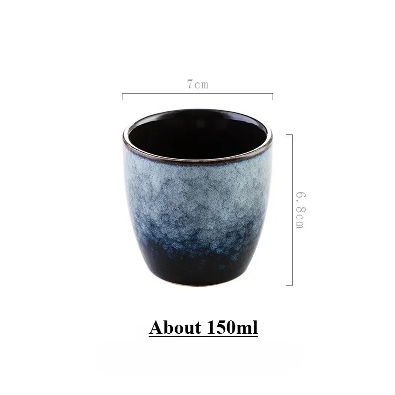 Tasse à thé japonaise ceramique style minimaliste epais - vue 6 sur 7