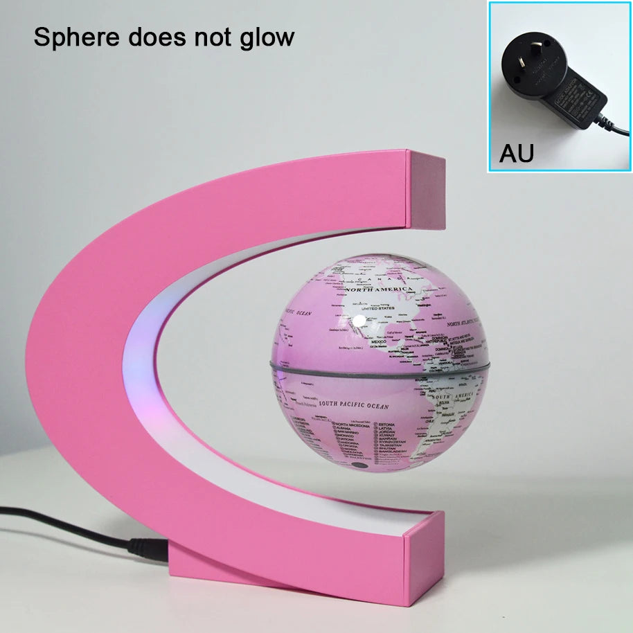 globe de lévitation magnétique 3d avec autorotation lumineuse - vue 8 sur 16