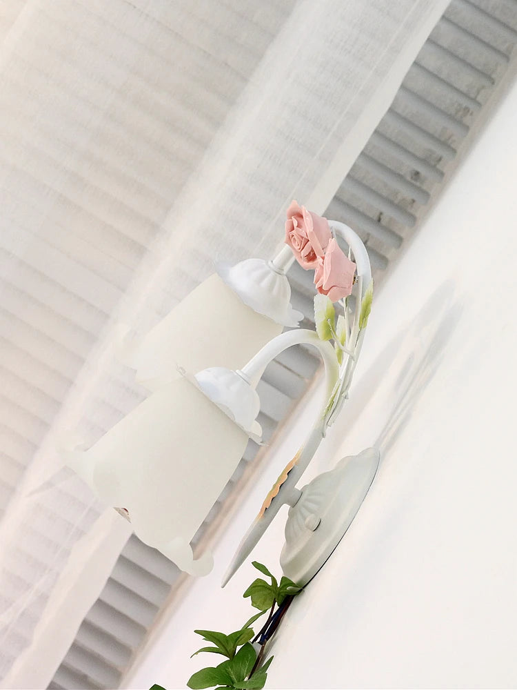 applique murale moderne fleurs pour décoration lumineuse chaleureuse - vue 5 sur 8