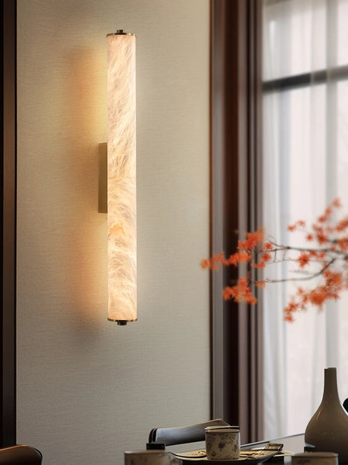 applique murale led en cuivre et marbre moderne luxe éclairage intérieur