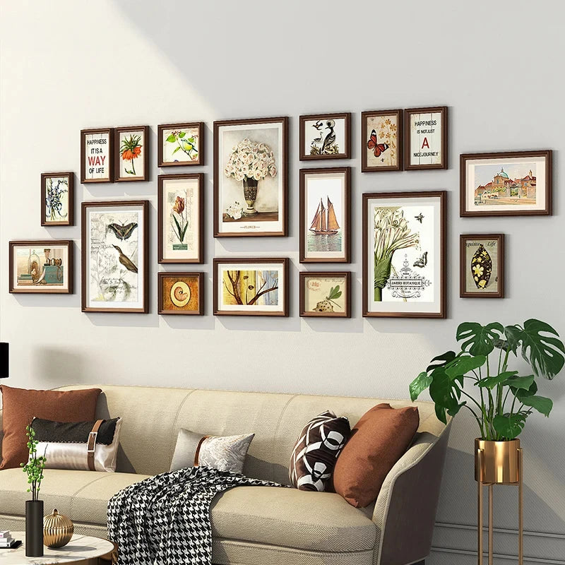 ensemble de cadres photo créatifs pour décoration moderne - vue 4 sur 8
