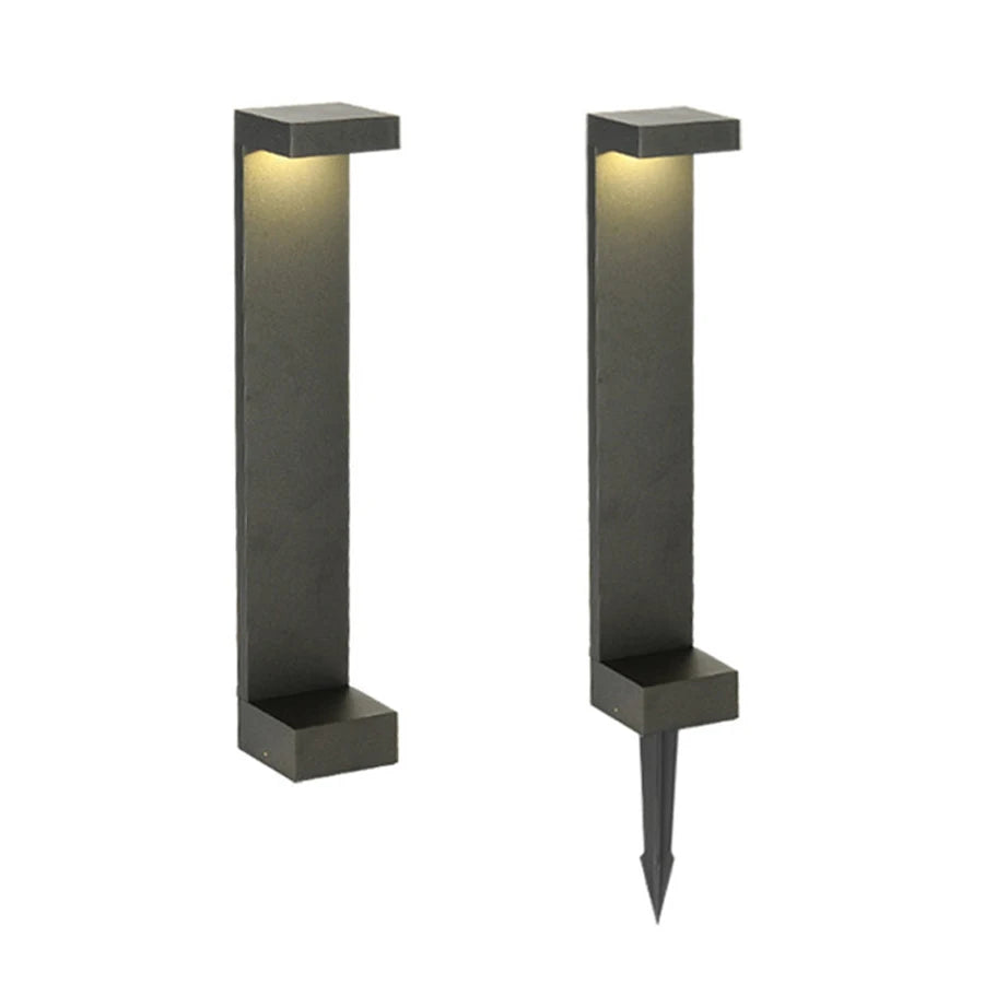 10W Outdoor LED Garden Path Lights Aluminum LED Landscape Bollards Light LED Standing Post Light for Garden Backyard Lawn Decor - vue 7 sur 10