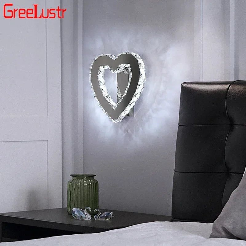 applique murale led en cristal moderne minimaliste luxe - vue 3 sur 12