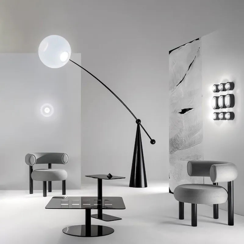 lampadaire moderne nordique art déco led réglable çà distance