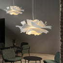 Nordique chambre fleur lustre créatif mode fille chambre lampe moderne simple salle à manger salon décoration lustre