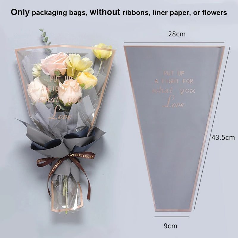 lot de 50 sachets imperméables pour roses à offrir pour la saint valentin