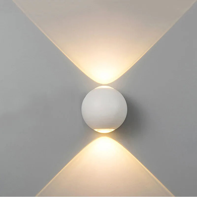 applique murale led moderne en aluminium pour éclairage domestique - vue 3 sur 10