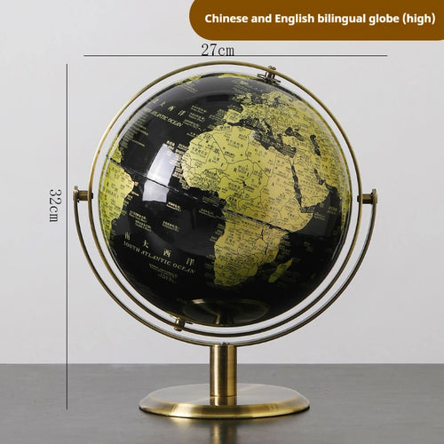 globe terrestre rotatif éducatif pour enfants en métal - vue 9 sur 14