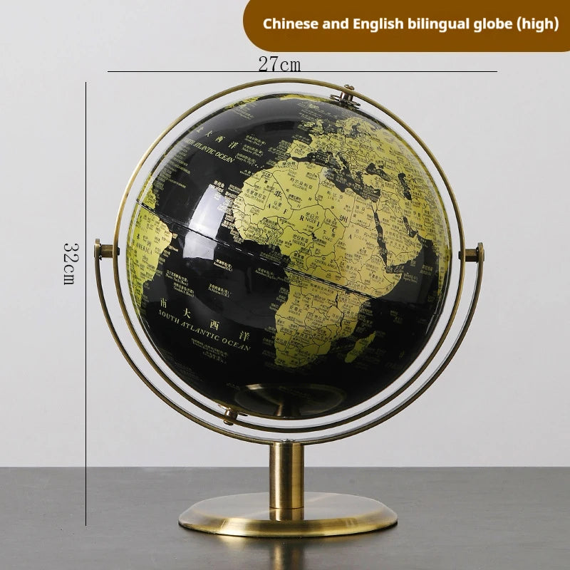 globe terrestre rotatif éducatif pour enfants en métal - vue 8 sur 14
