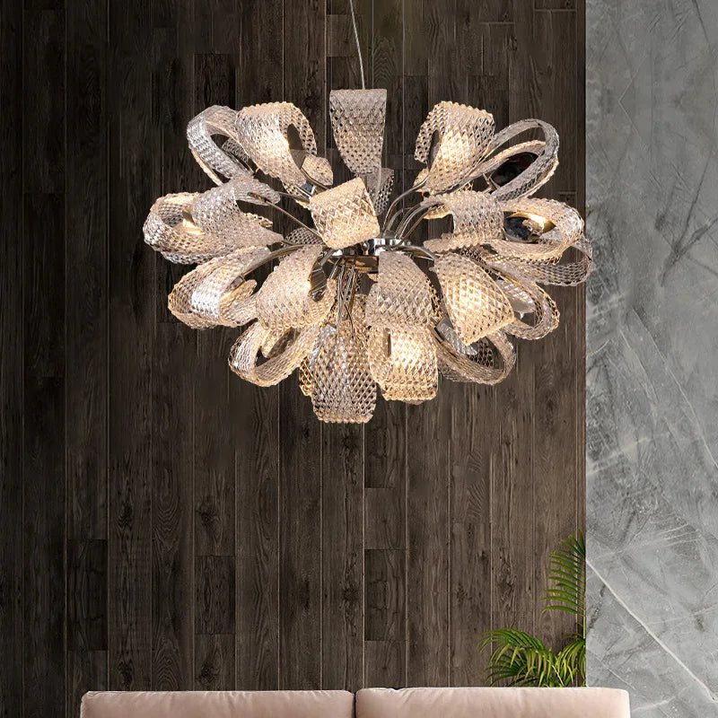 Nordique Art Déco Lustre LED Suspension Lámparas Salon Lustre Éclairage 2023 Décor À La Maison Plafond Lustre - vue 5 sur 18