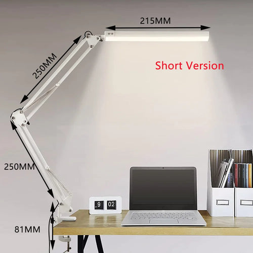 Lampe de bureau LED avec pince 10W