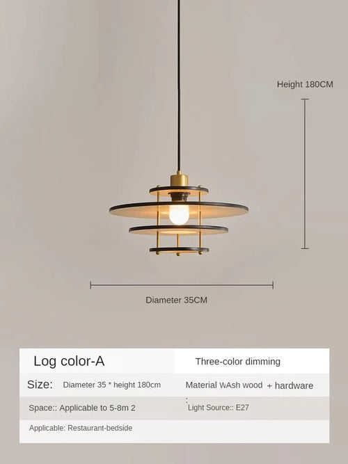 lustre en bois massif style médiéval pour restaurant et bar - vue 9 sur 10