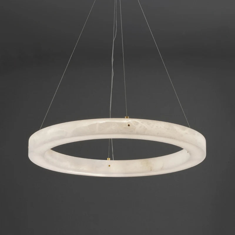 suspension circulaire en marbre pour décoration intérieure - vue 2 sur 6