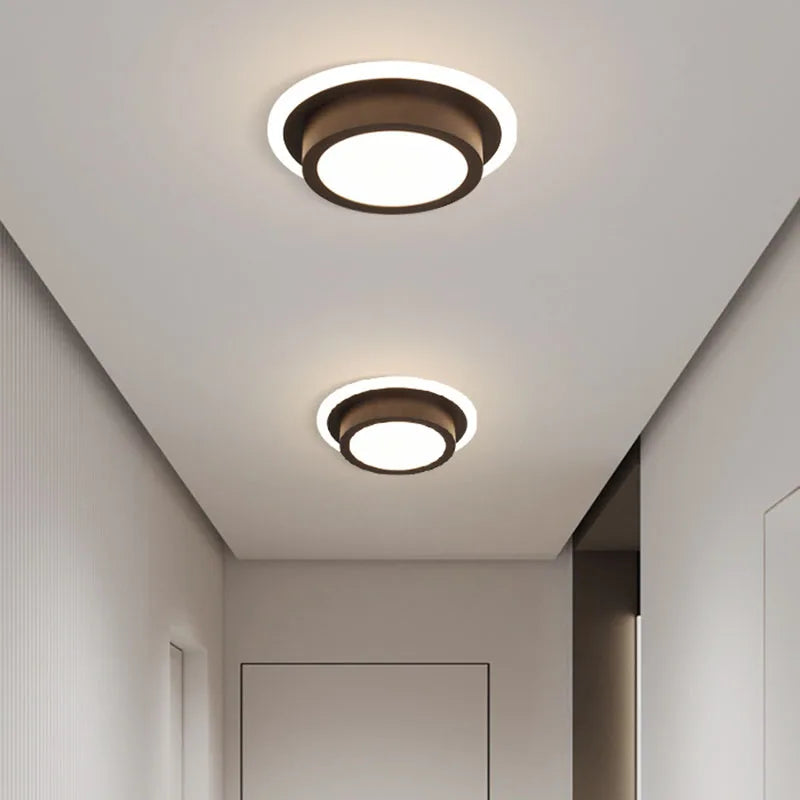 Plafonnier moderne à leds pour intérieur décoration maison - vue 7 sur 12