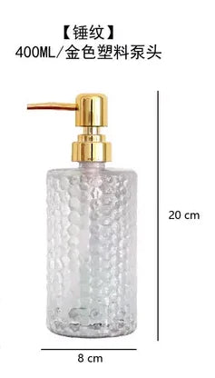 bouteille en verre pour lotion désinfectant et distributeur de savon - vue 13 sur 15