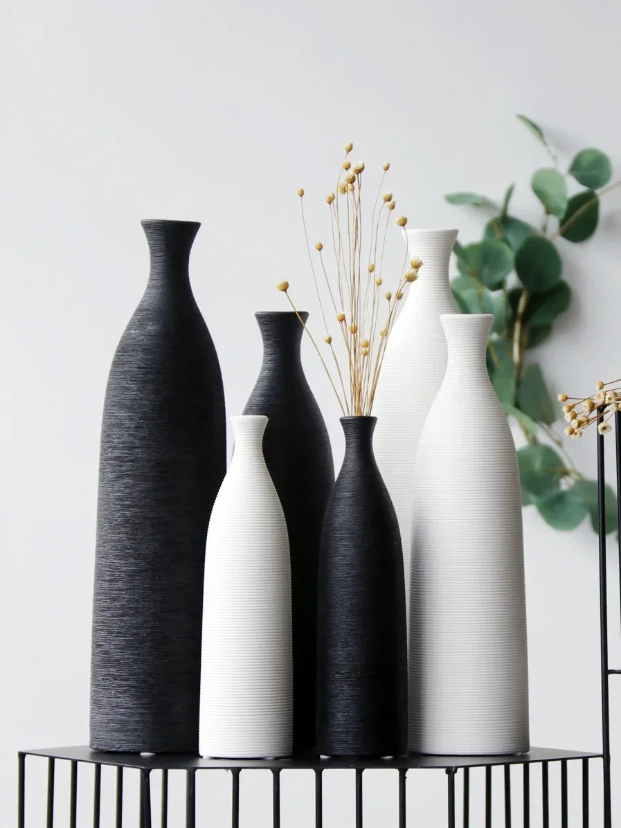 vase en céramique moderne pour décoration intérieure artisanale - vue 7 sur 15