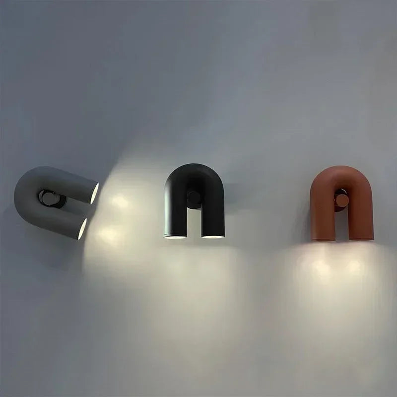 applique murale nordique en forme de u design simple et élégant - vue 6 sur 10