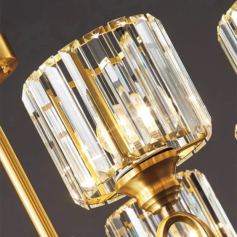 Luxury Home DecorationPendant Lights Crystal Living Room Chandelier, Bedroom Pendant Lamp Ceiling Light Indoor Lighting - vue 7 sur 9