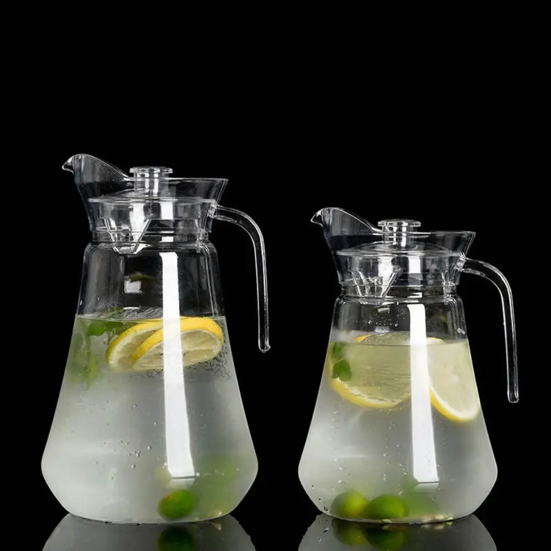 carafe acrylique bec canard resistante chaleur 1 2l