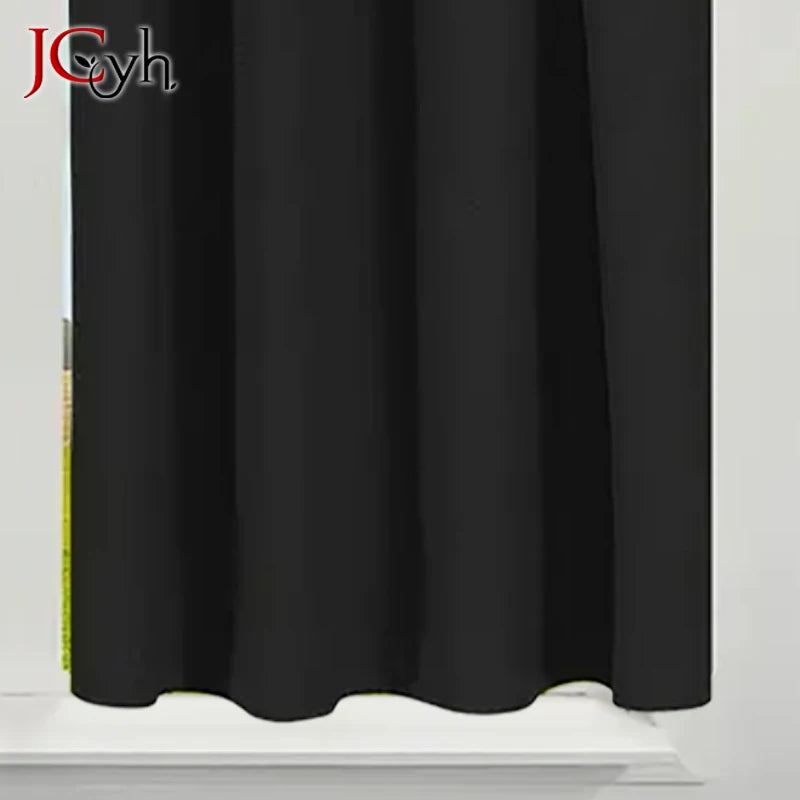 Rideau occultant court moderne pour cuisine chambre salon - vue 4 sur 10