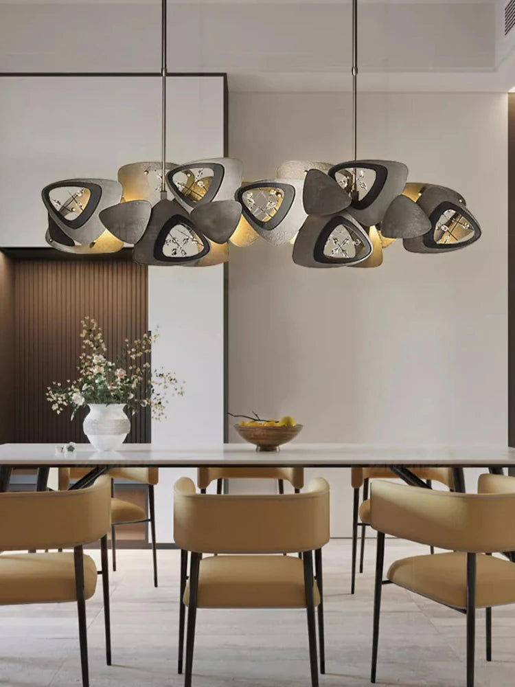 lustre en cristal design tendance éclairage moderne à led - vue 6 sur 12
