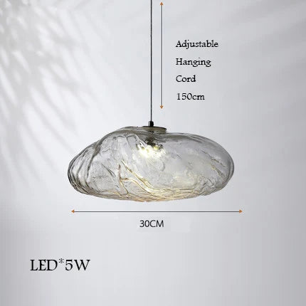 lustre en verre design nuage pour un intérieur créatif - vue 14 sur 21