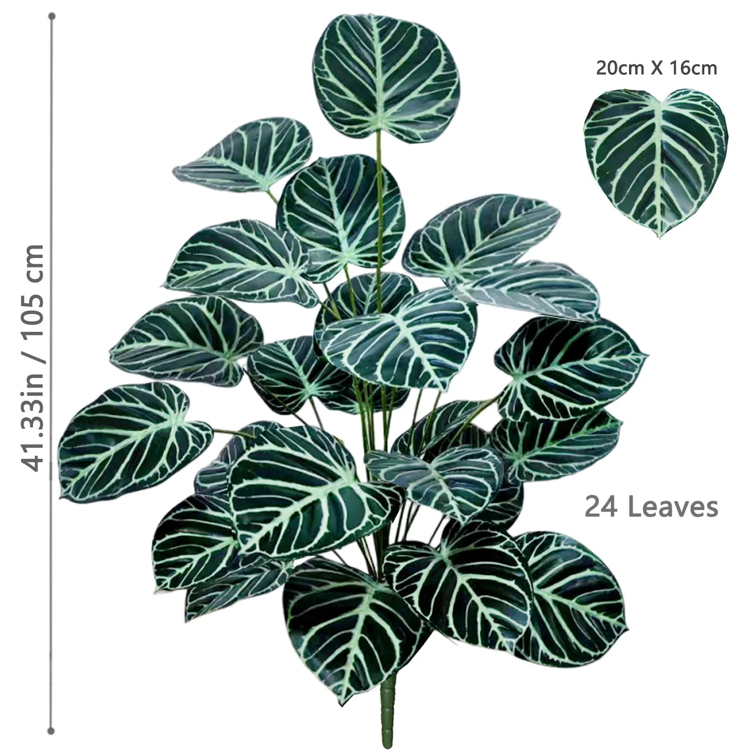 plante artificielle en pot feuille de pommier pour décoration intérieure - vue 13 sur 17
