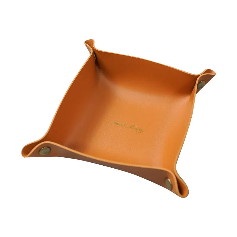 boîte de rangement nordique en cuir pour bureau et bijoux - vue 13 sur 19