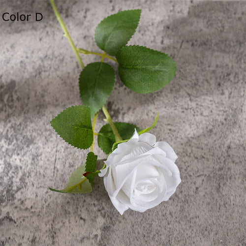 bouquet de fleurs artificielles en soie pour mariage et décoration - vue 15 sur 16