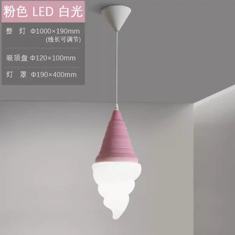 suspension créative en forme de crème glacée moderne - vue 9 sur 15