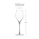 Verre champagne cristal style josephinen souffle main