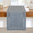 Chemin de table lin ajoure style moderne
