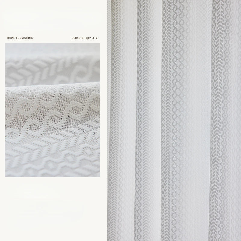 Voilage rideau léger style japonais pour salon chambre