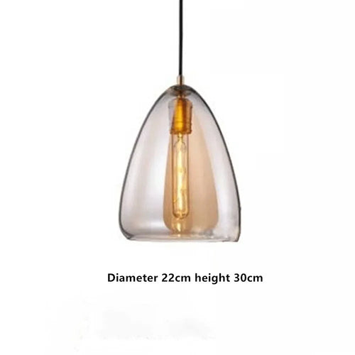 suspension en verre design nordique pour décoration intérieure moderne - vue 12 sur 15