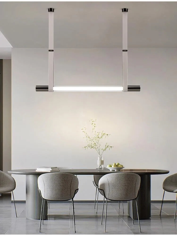 suspension moderne en verre tube pour décoration intérieure - vue 7 sur 7