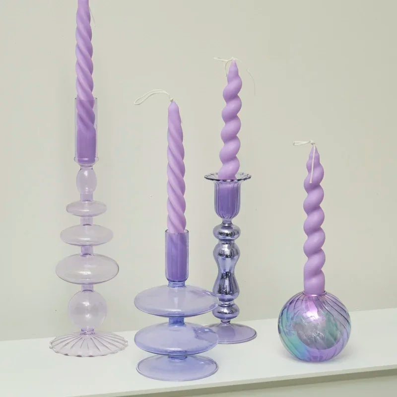 lot de 2 bougies spirales parfumées pour décoration intérieure et mariage - vue 4 sur 25