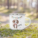 Mug enfant personnalisé animal prénom style cartoon émail