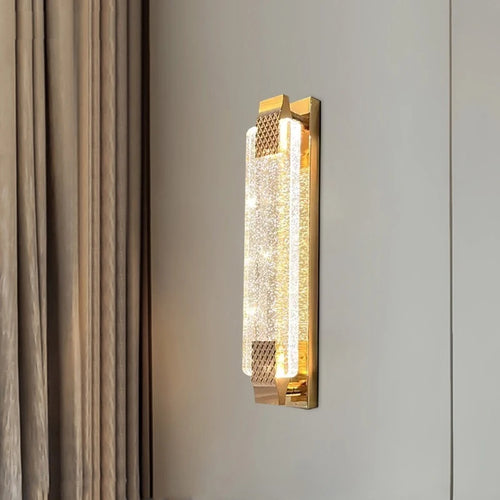 applique murale led bulle cristal moderne luxe décoration