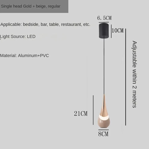 suspension minimaliste pour éclairage moderne et ambiance chaleureuse - vue 9 sur 10