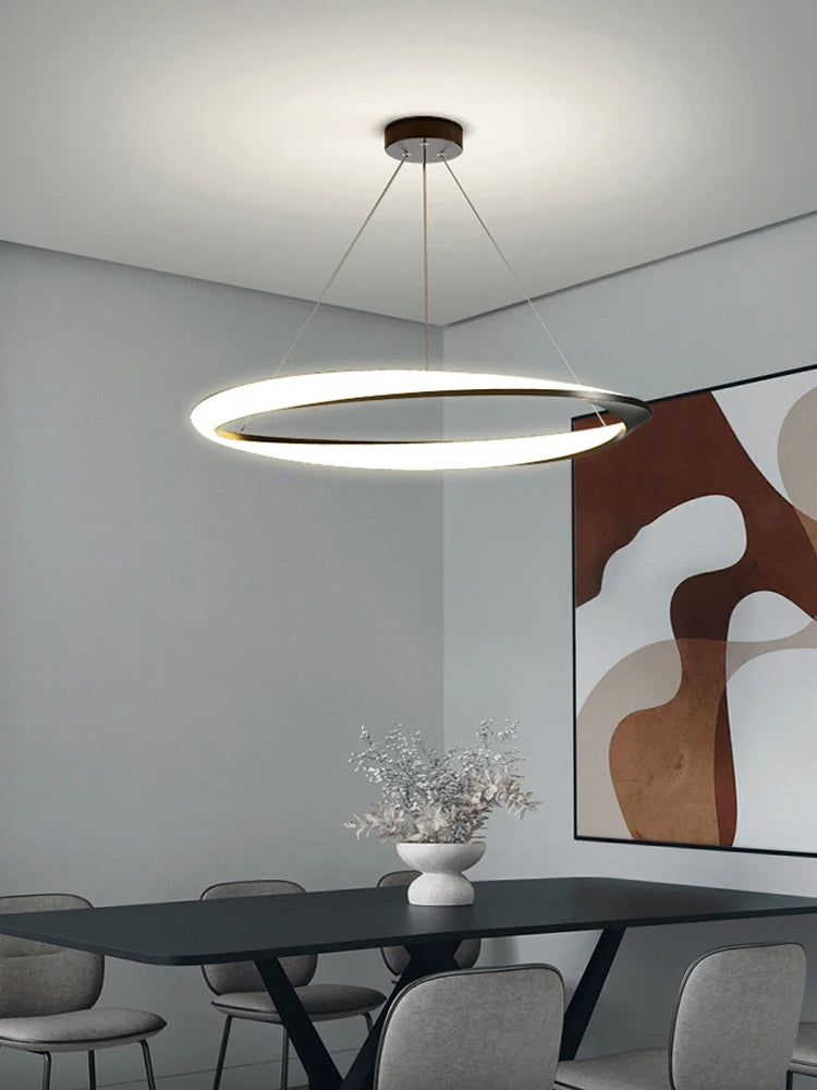 lustre de plafond suspendu luminaire décoratif d'intérieur idéal - vue 4 sur 10