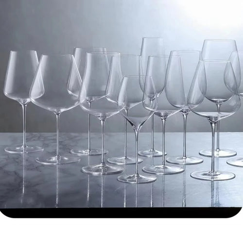 Verre à vin rouge cristal fin style bourgogne