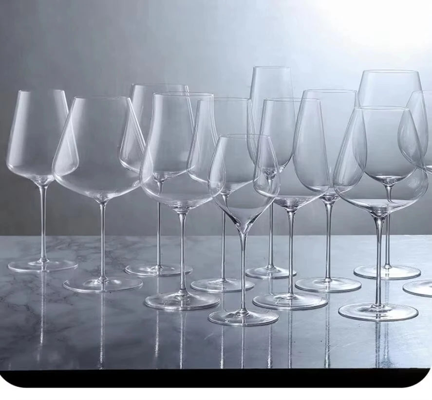 Verre à vin rouge cristal fin style bourgogne - vue 2 sur 7