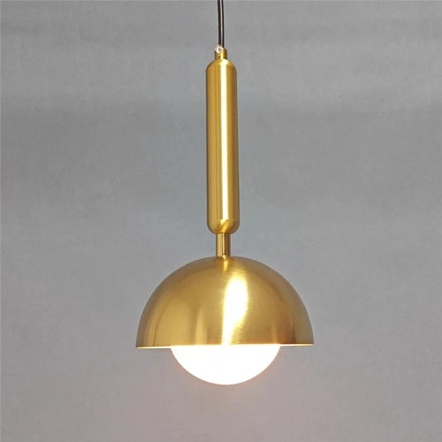 suspension en fer d'art moderne avec éclairage led